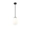 Z-Lite Newbury 1 Light Pendant, 8in. W x 13.25in. H, Matte Black 7511P8-MB - alternate 8